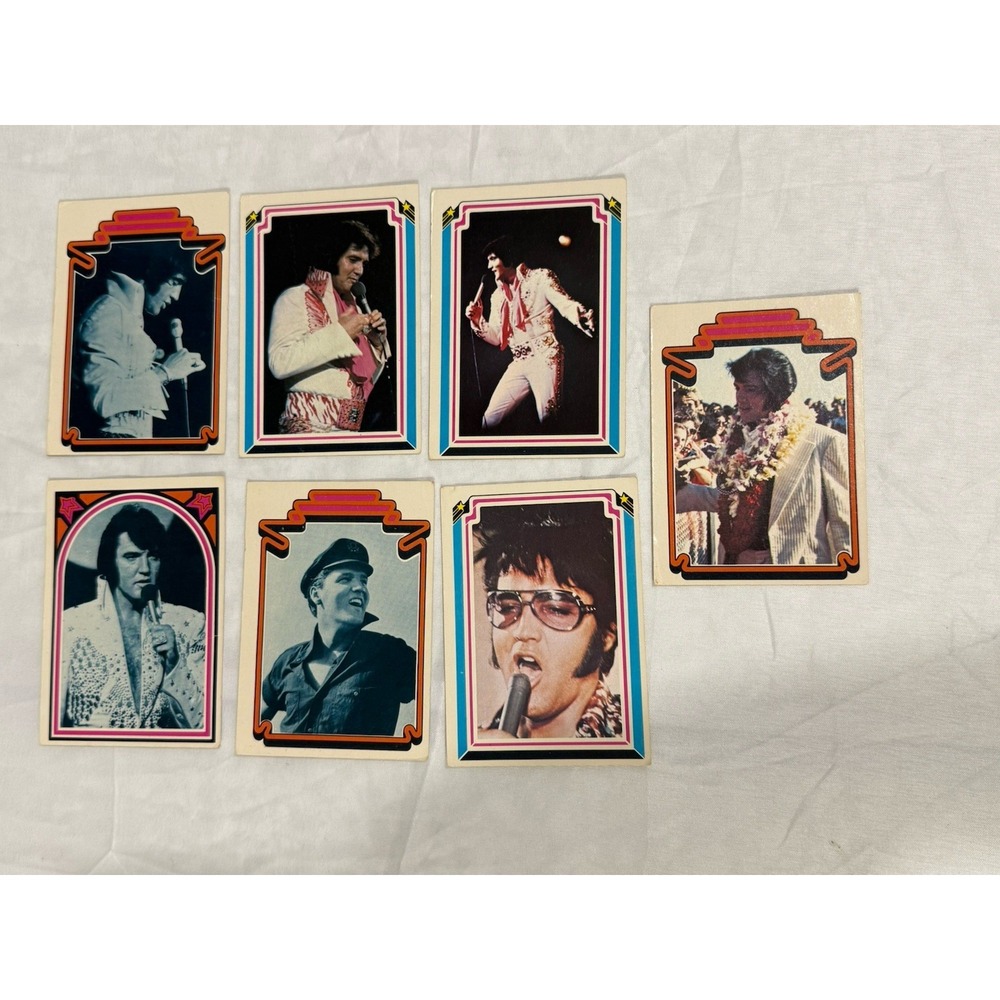 1978 Boxcar  Elvis Cards - Total Of‎ 7 Cards Included #21,32,35,39,46,52,63